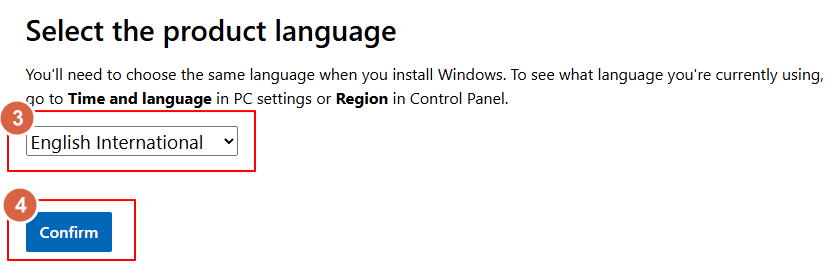 Windows 11 ISO言語選択